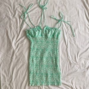 Cage Floral Smock Dress